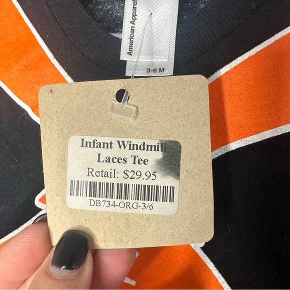 Dutch Bros INFANT 3-6 Months Orange + Black RARE Jersey Tee DB 1992 Oregon State - Picture 4 of 5